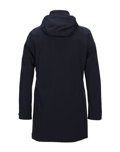 Moorer Man Overcoat & Trench Coat Midnight blue Size 40 Polyamide, Elastane