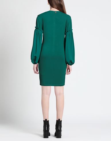 Woman Mini dress Green Size 4 Viscose, Elastane, Acetate, Silk