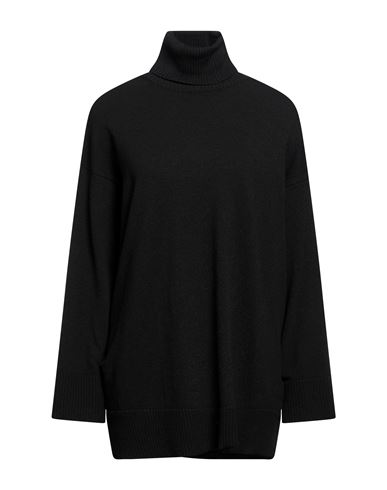 Woman Turtleneck Black Size XS Polyamide, Wool, Viscose, Cashmere, Elastane