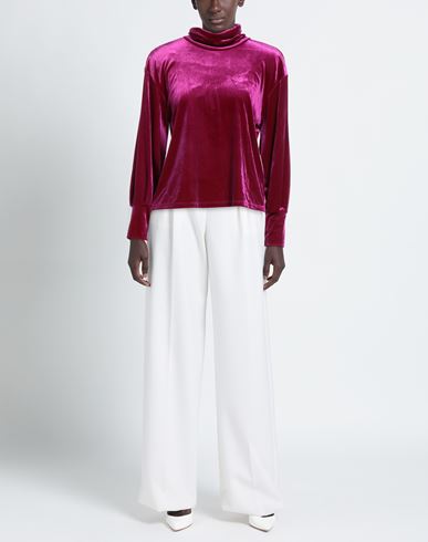 Woman Top Magenta Size M Polyester, Elastane