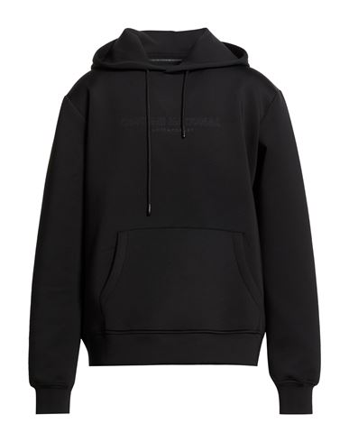 Man Sweatshirt Black Size XXL Polyester