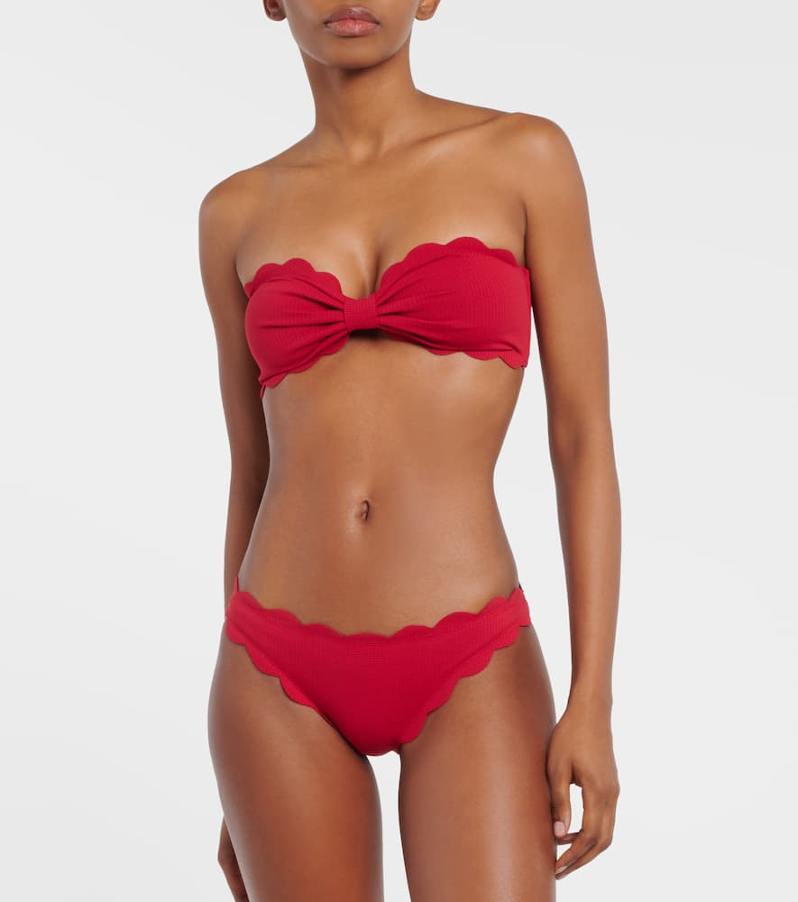 Antibes bandeau bikini top