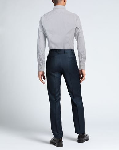 Man Shirt Navy Size 15 ½ Cotton, Polyamide, Elastane