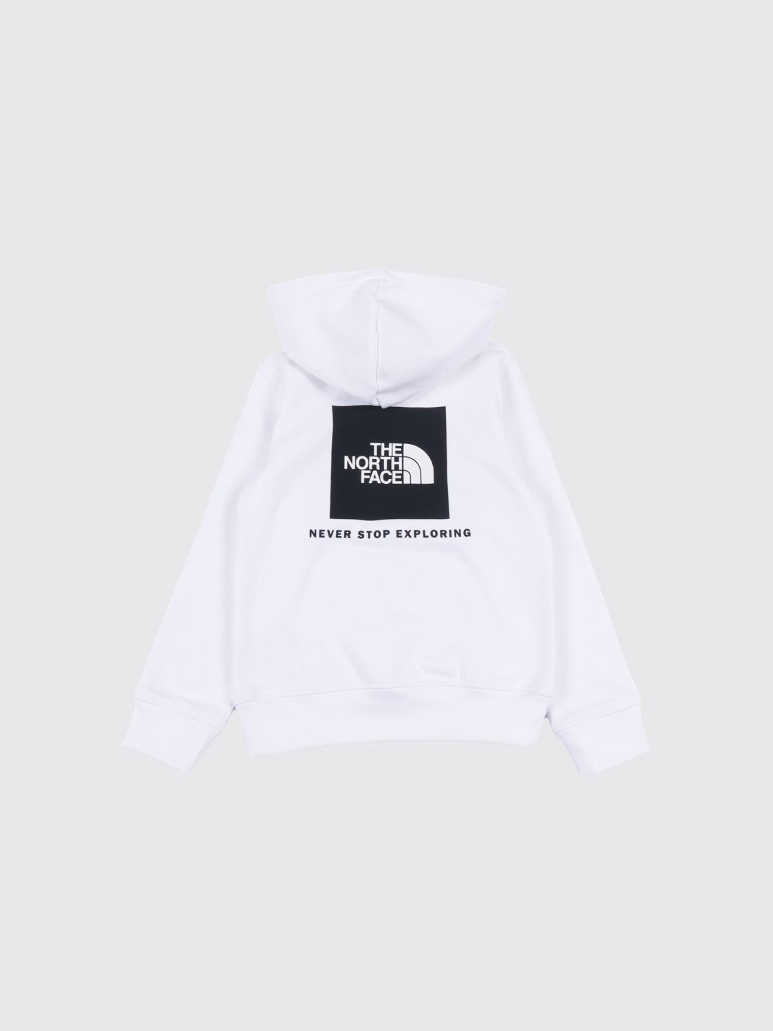 Kids White Logo Hoodie