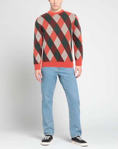 Man Sweater Orange