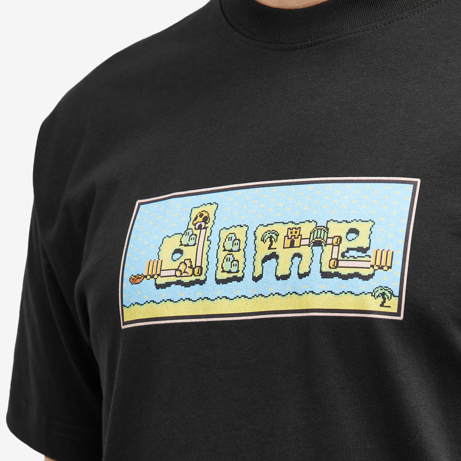 Dime Men's World T-Shirt in Black DIMEHO2460BLK