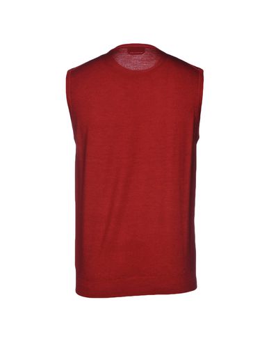 Brooksfield Man Sweater Red Size 40 Virgin Wool