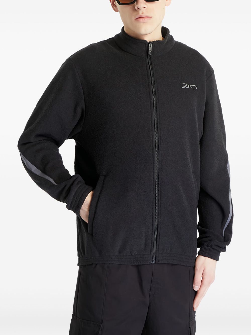 Basketball Court track jacket - Black