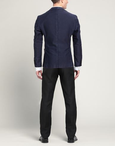 Man Blazer Navy Size 40 Cotton