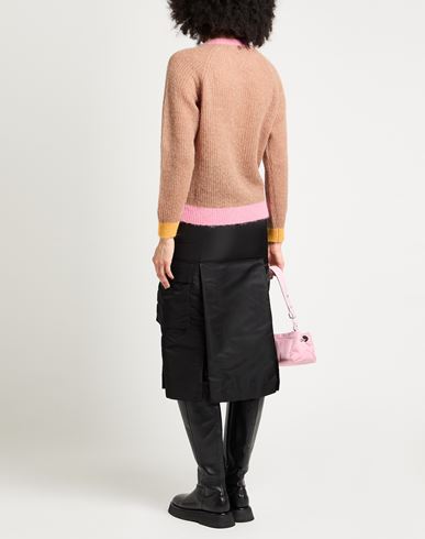 Manila Grace Woman Sweater Sand Size S Mohair wool, Alpaca wool, Polyamide