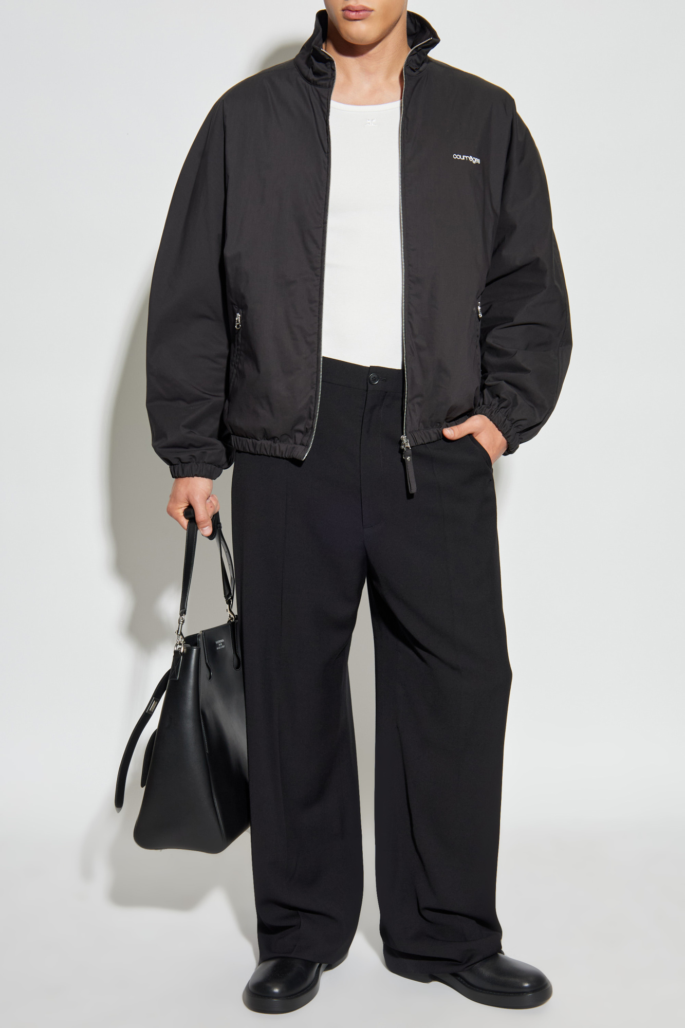 Jacket With Logo, Men's, Black