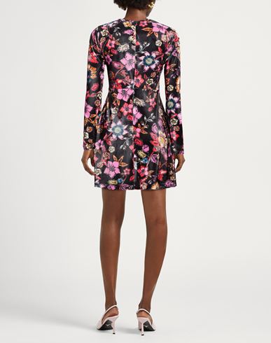 Woman Mini dress Black Size M Polyester, Elastane
