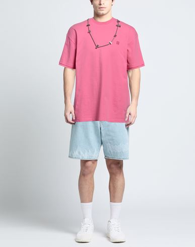 Man T-shirt Fuchsia