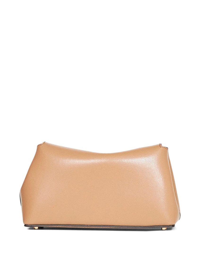 T-Lock Mini Leather Clutch