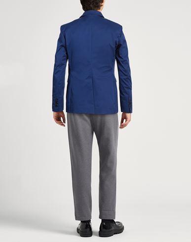 Patrizia Pepe Man Blazer Blue Size 36 Cotton, Elastane