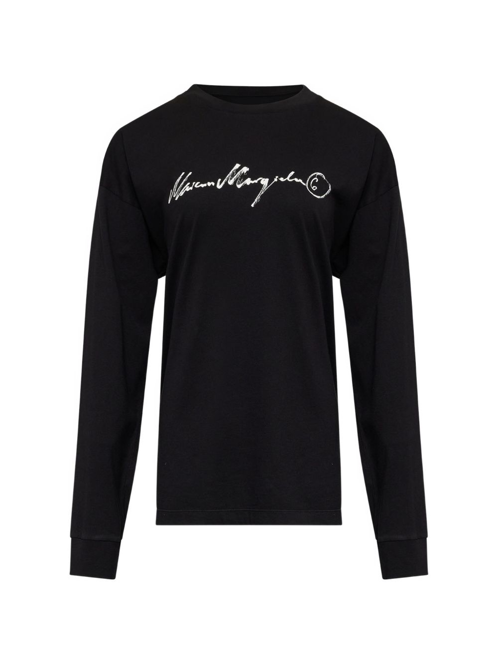 Logo-Embroidered Cotton T-shirt — Black