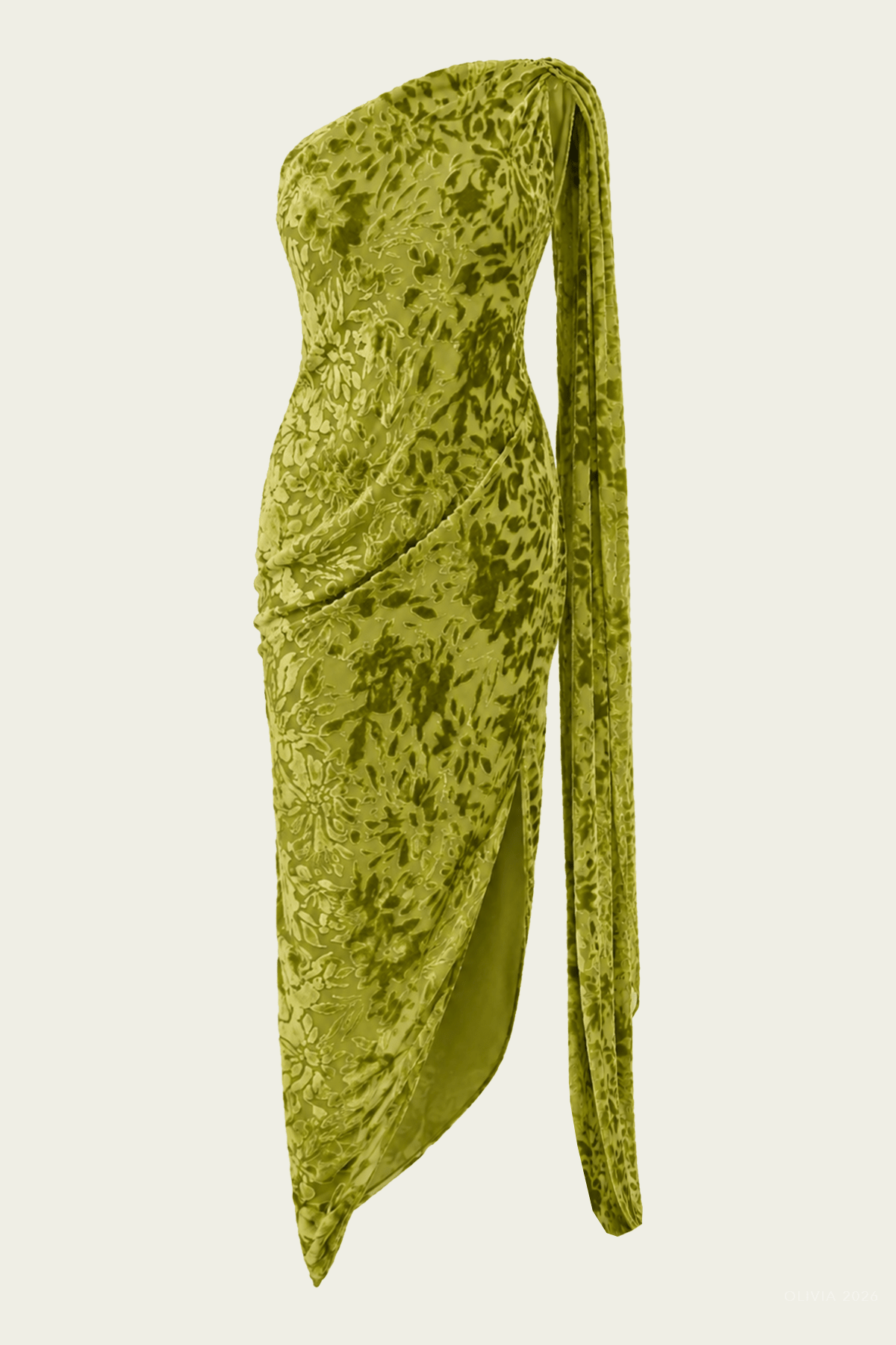 Sarai Gown in Chive