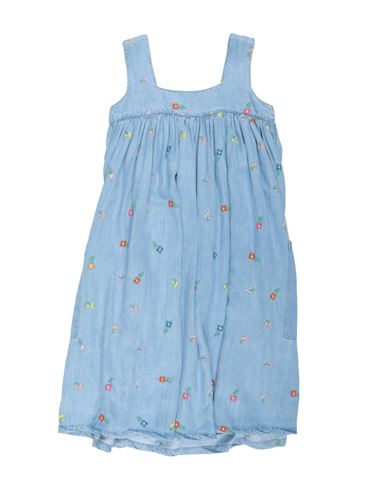 Kid Girl Kids' dress Blue Size 10 Lyocell, Polyester