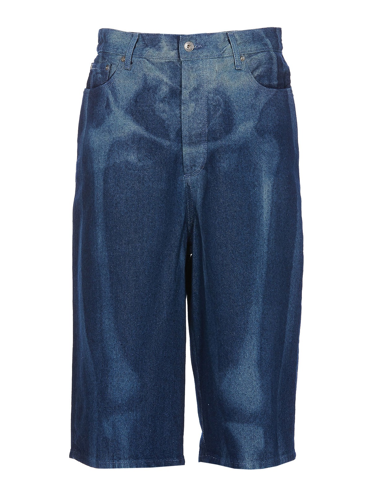 Denim bermuda shorts