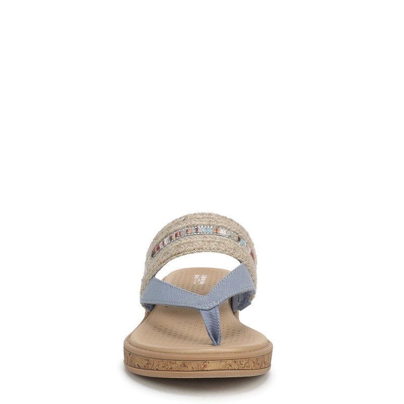 Birdie Wedge Sandals (Blue/Natural)