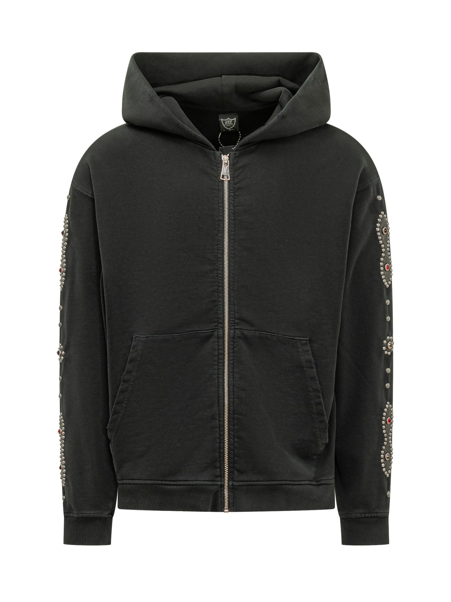 Mini Moustache Zip Sweatshirt