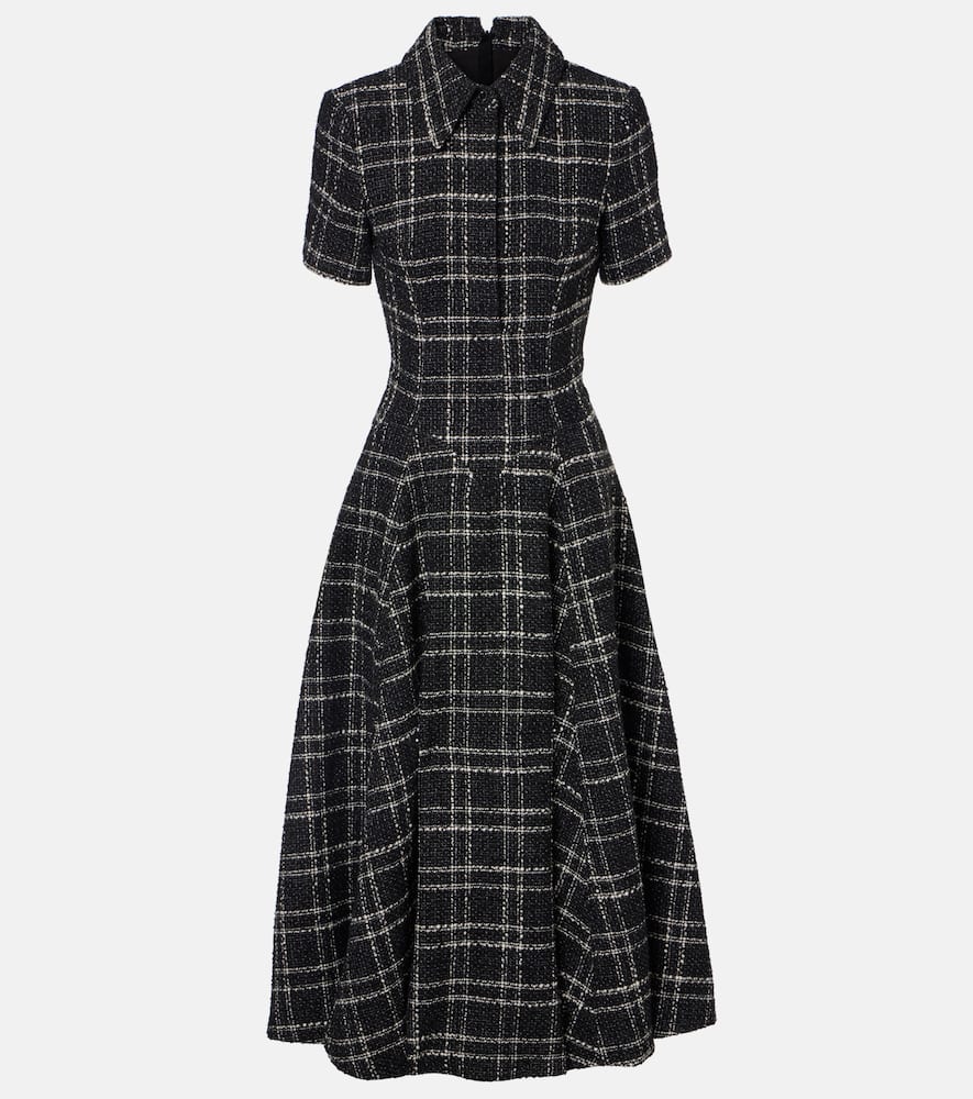 Jody checked midi dress