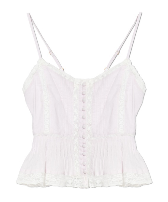 Aleni Lace Peplum Top