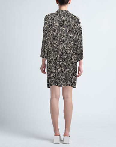 Woman Short dress Steel grey