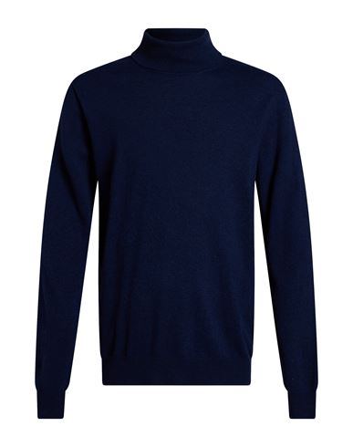 Man Turtleneck Navy Size 42 Polyamide, Wool, Viscose, Cashmere