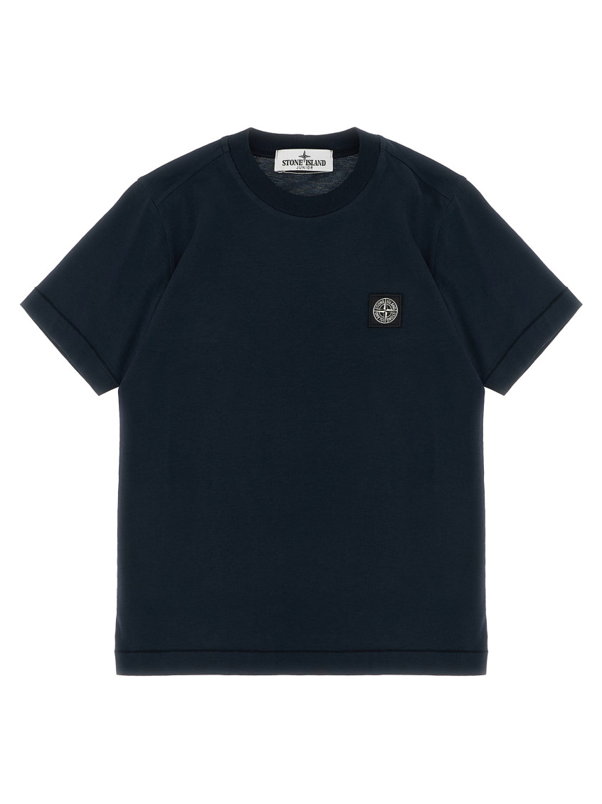 Boy Navy Blue Logo T-Shirt