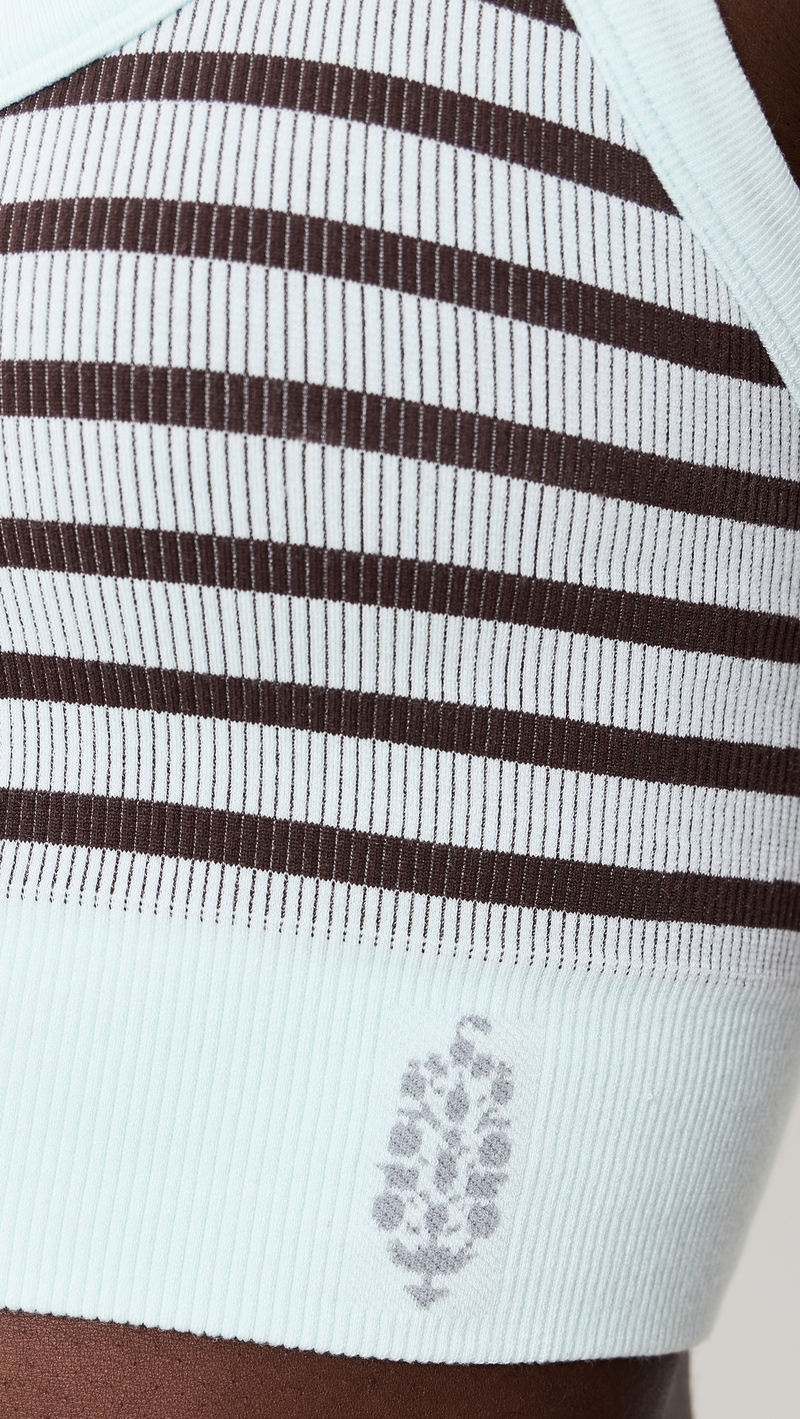 Go To Stripe Bra Frosty L