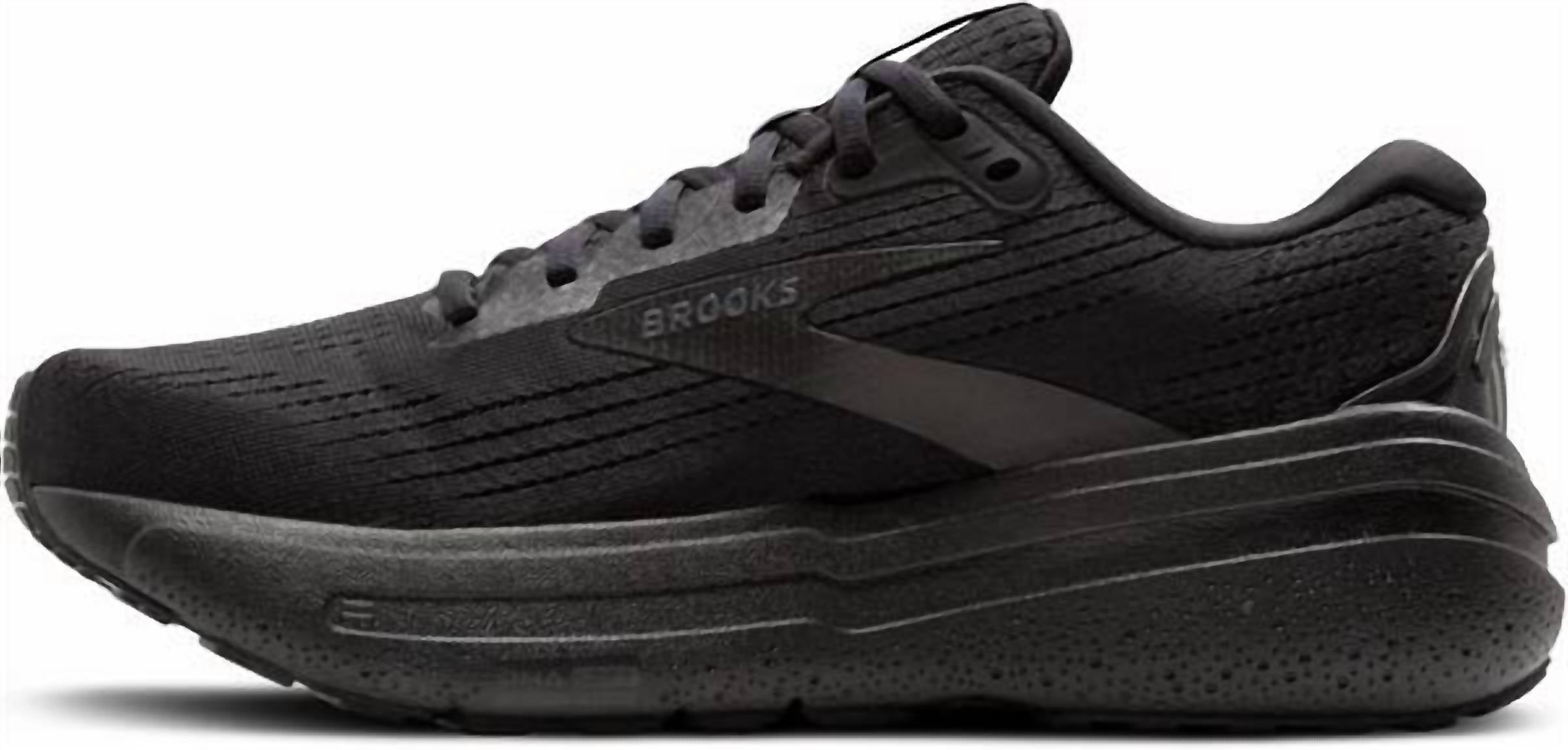 Women's Ghost Max 2 Running Shoes In Black/black/ebony