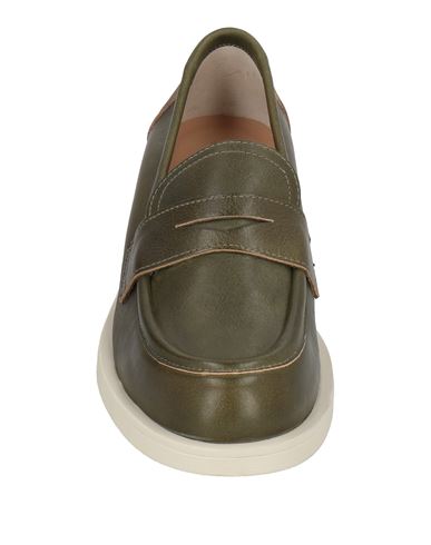 Woman Loafers Military green Size 11 Leather