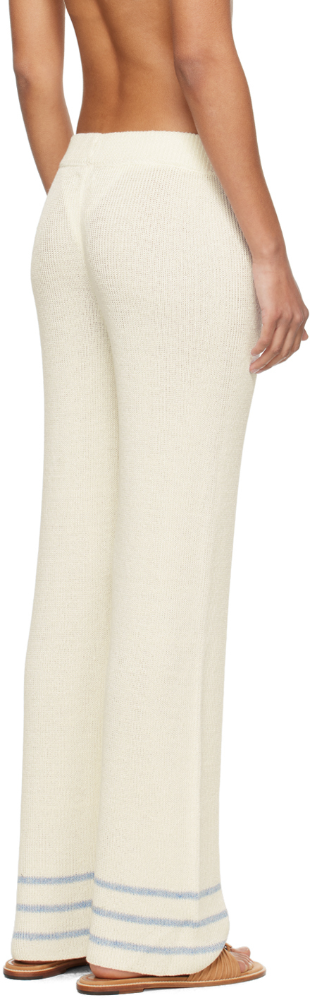 Bode Off-White Quincy Stripe Trousers