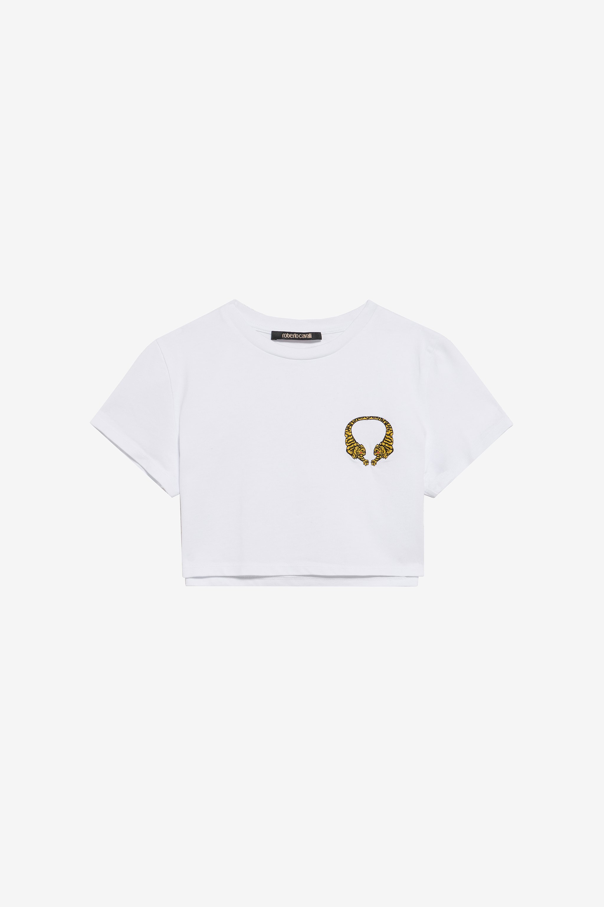 Cotton Crop Top With Tigers - Female T