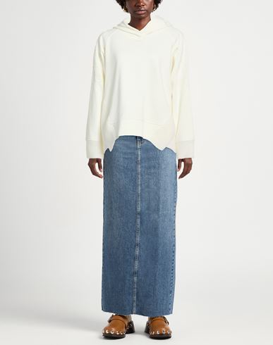 Woman Sweatshirt Cream Size L Cotton, Polyester, Acrylic, Polyamide, Mohair wool
