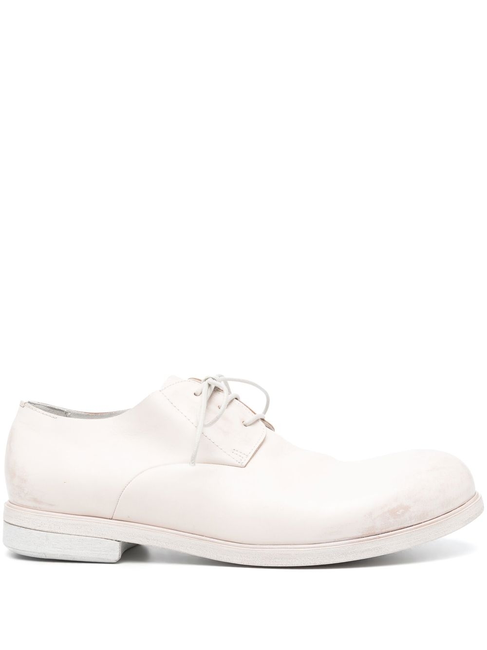 Leather Derby shoes - White