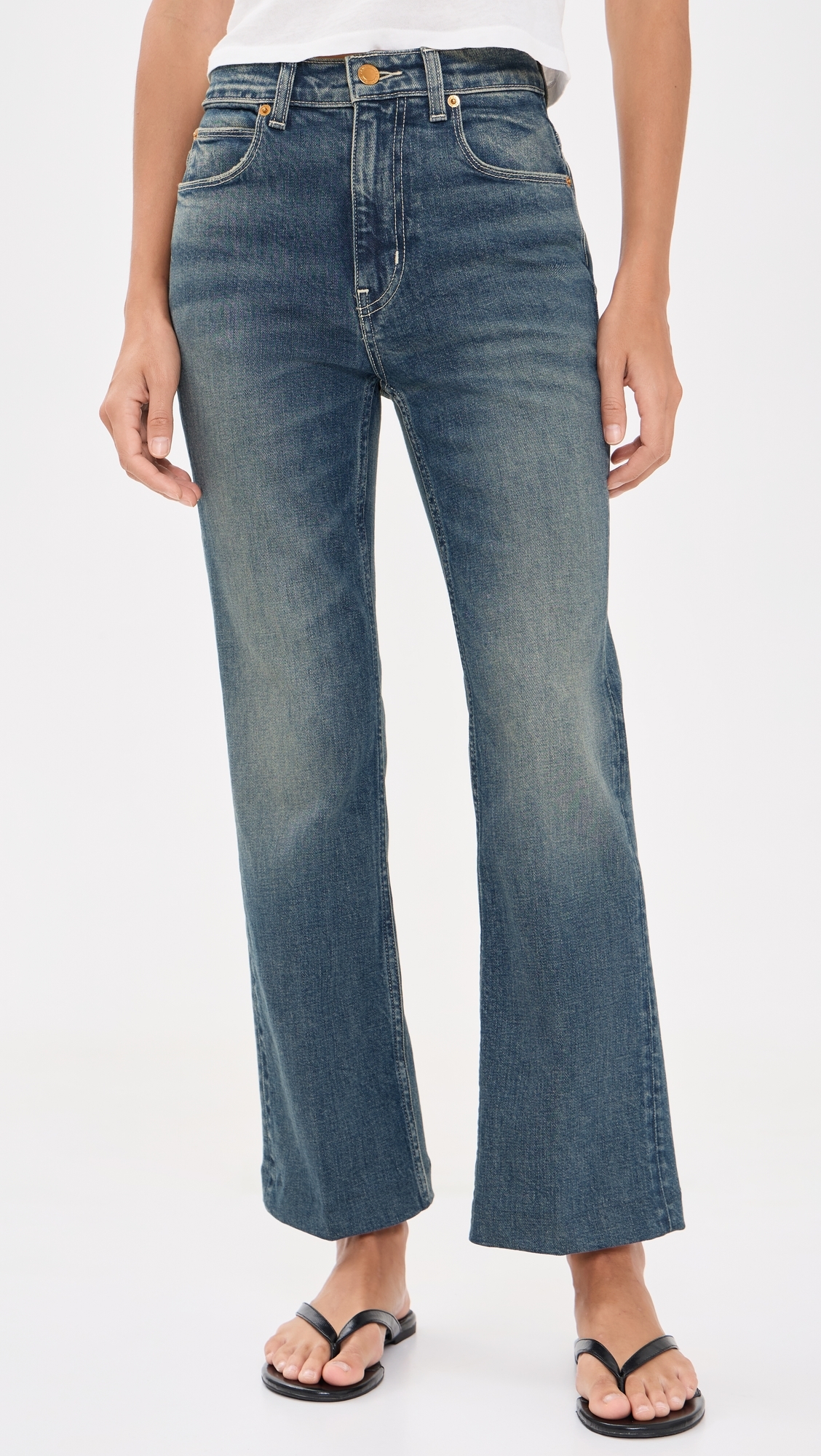 The Kenickie Blind Crease Jeans Ione Indigo