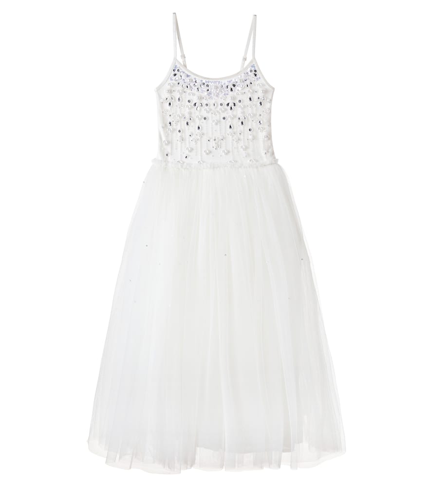 Whispers Of The Deep embellished tulle dress