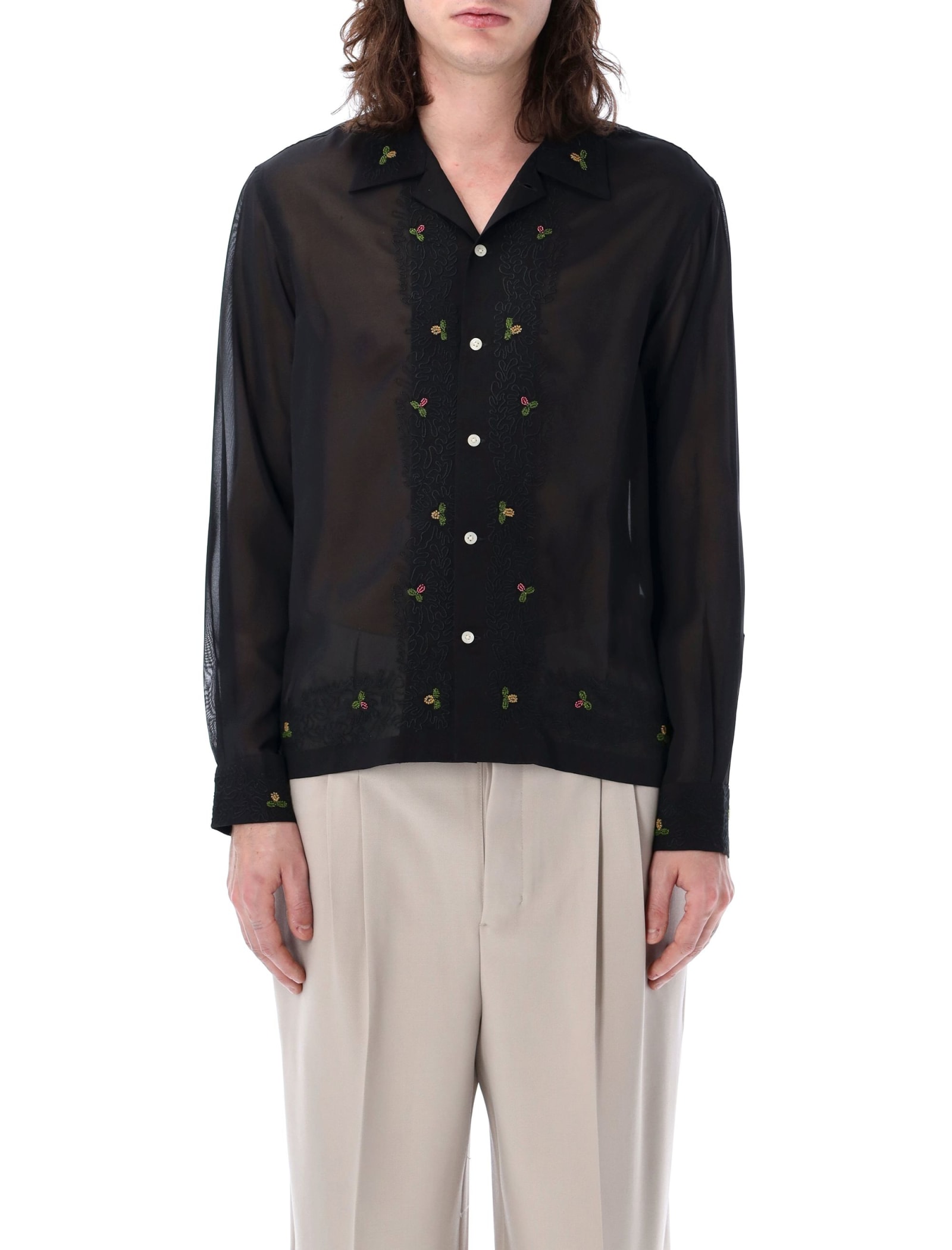 Beaded Framboise Ls Shirt