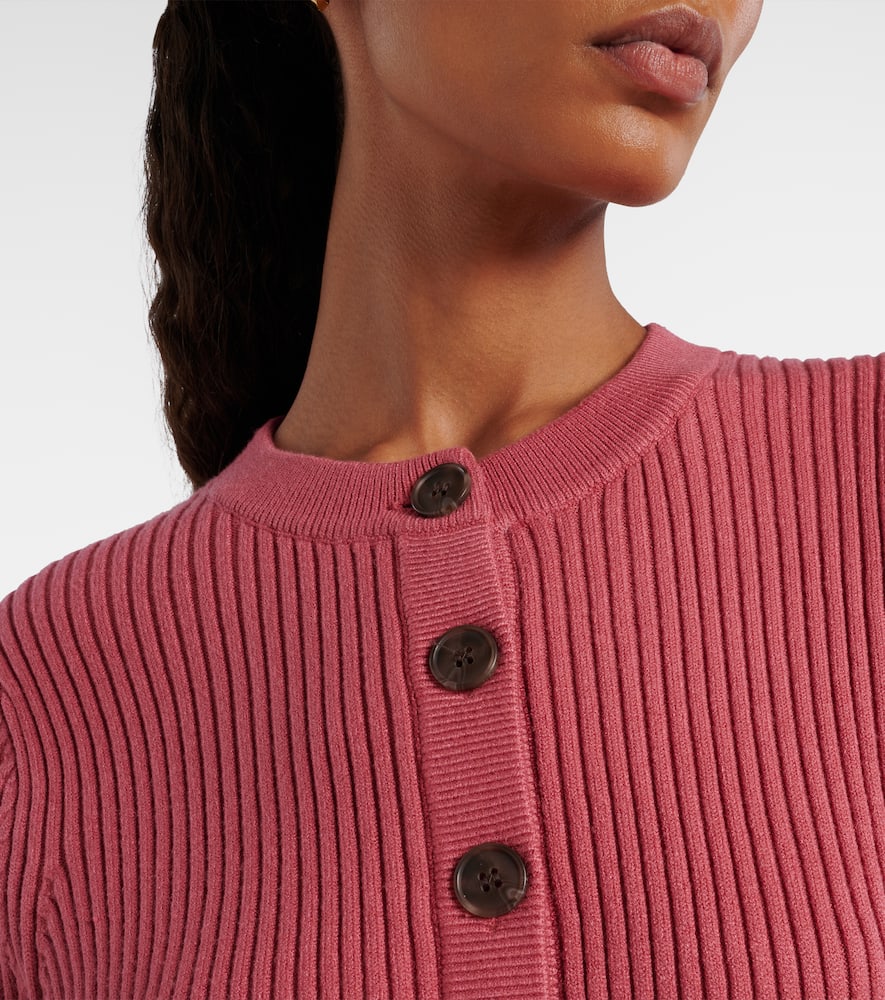 Micha ribbed-knit cardigan