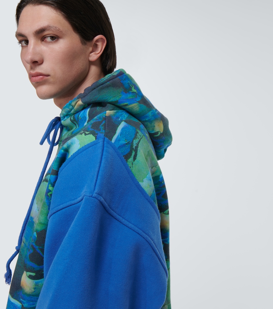 ERL Printed cotton-blend hoodie