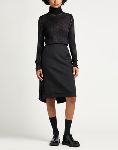 Woman Turtleneck Black Size L/XL Cashmere