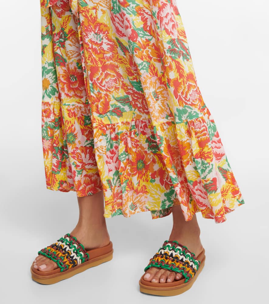 Kimi floral shirt dress