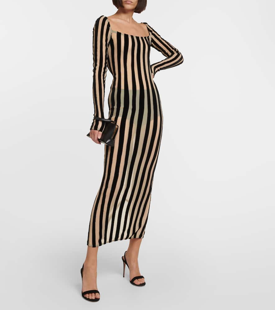 Striped gown