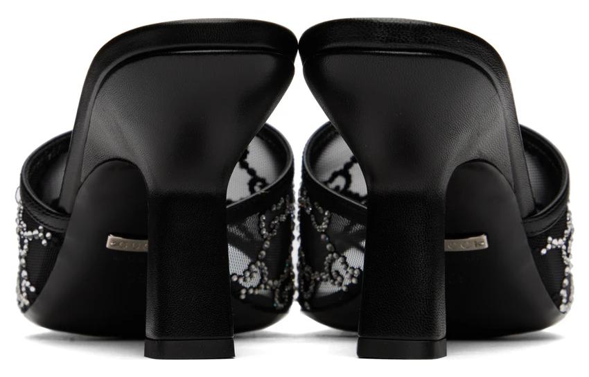 (WMNS) GG Mid-Heel Slide Sandal 'Black'
