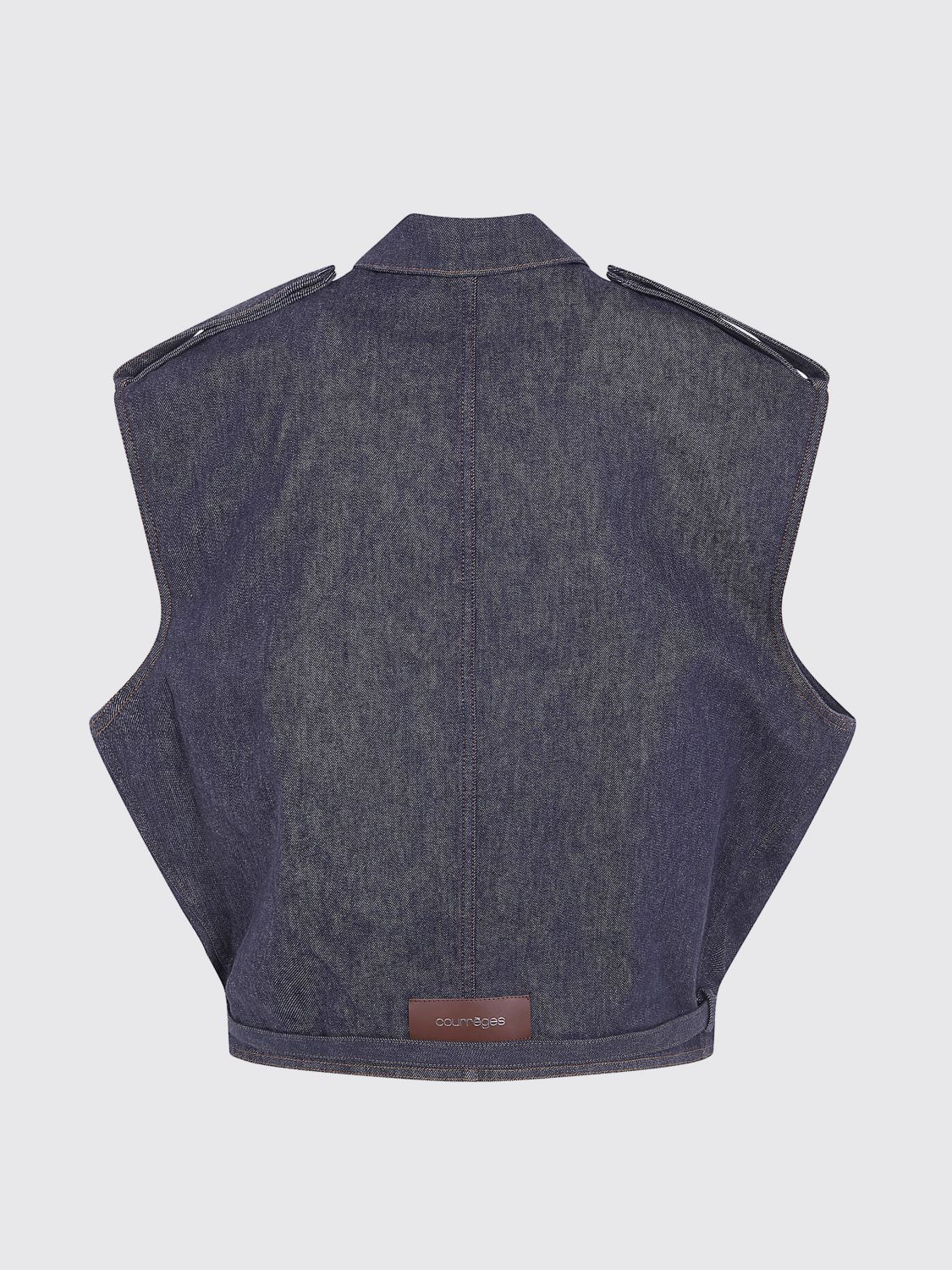 COURRÈGES Jacket Woman color Blue