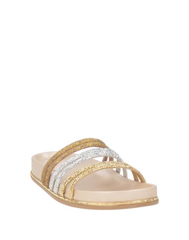 Woman Sandals Marigold Size 7 Textile fibers