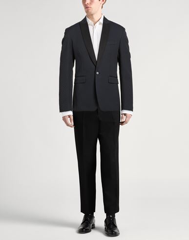 Man Blazer Midnight blue Size 40 Polyester, Elastane