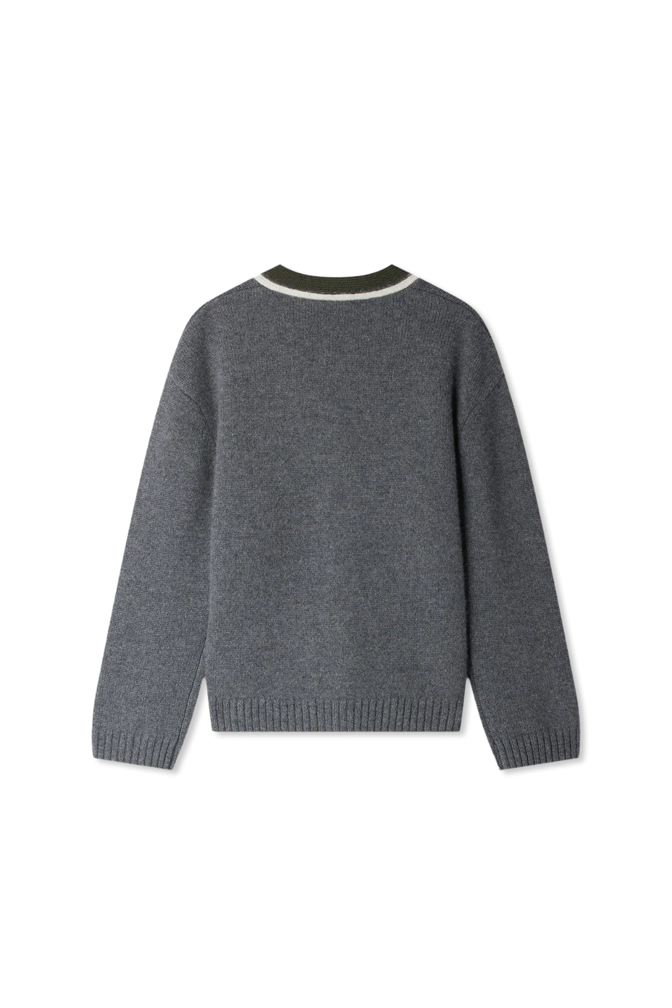 Cashmere Cardigan, Unisex, Grey